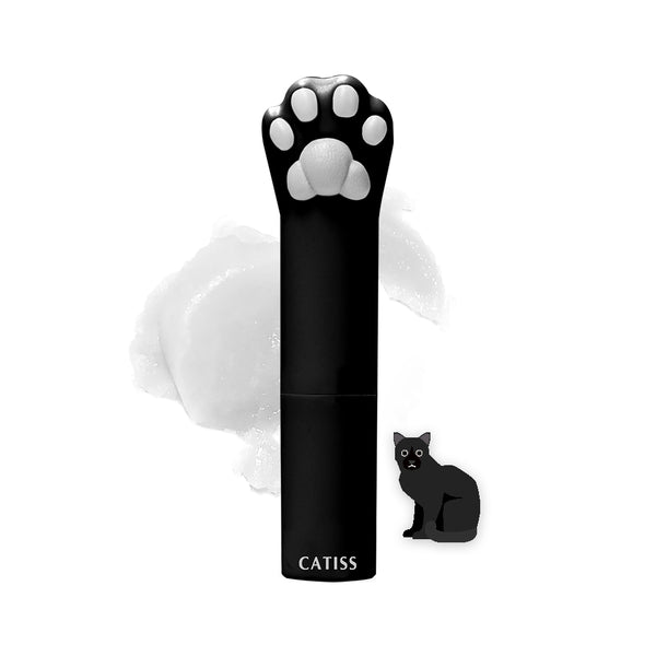Black Cat Paw Design Lip Balm - Original Pure Hydration